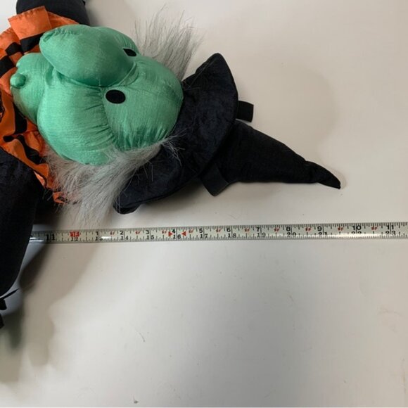 1990s Halloween Witch Plush Toy – 9” Parachute Nylon Retro Collectible - Picture 8 of 10